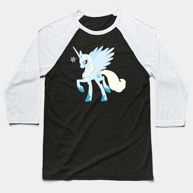 My Little Snow Queen Baseball T-Shirt by Zap Studios